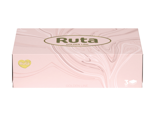 Косметичні серветки тришарові Ruta 90 листів пенал