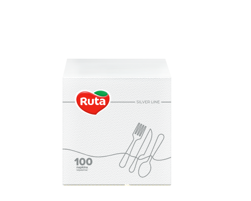 Napkins Ruta 1-ply 100 sheets, white